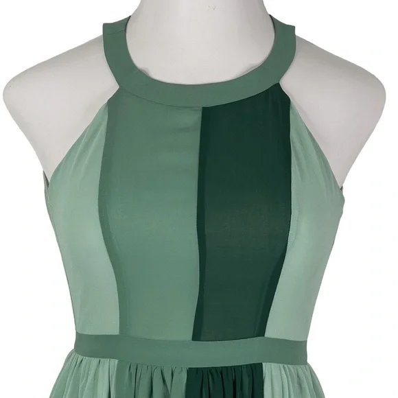 ModCloth Dress XS Wicked Elphaba Hi Low Maxi Flowy Whimsical Fairycore Ren Faire - Picture 3 of 10